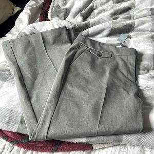 Gary Loft dress trouser pants wide leg/straight leg 14 petite